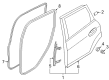 Ford C-Max Door Seal Diagram - AM5Z-5825324-D