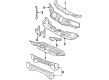 Ford Contour Air Deflector Diagram - F8RZ-8349-FA