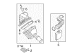 Ford Five Hundred Air Intake Hose Diagram - 5F9Z-9B659-AA
