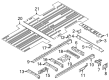 Ford E-Transit Rear Crossmember Diagram - PK4Z-61102A24-A
