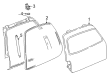 Lincoln Aviator Liftgate Lift Support Diagram - 2C5Z-78406A11-AA