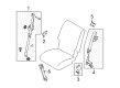 Ford Flex Seat Belt Diagram - DA8Z-74611B69-AA