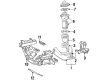 Ford LTD Coil Spring Insulator Diagram - E25Y-5415-B