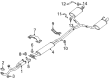 Lincoln MKT Tail Pipe Diagram - DE9Z-5G203-A