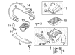 Ford Fusion Air Filter Box Diagram - ES7Z-9661-A