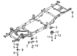 Ford Bronco Crossmember Bushing Diagram - MB3Z-2600155-A