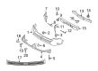 Lincoln MKX Bumper Cover Diagram - 7A1Z-17K835-BPTM