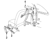 Ford Thunderbird Seat Belt Diagram - F7SZ-63611B08-AAD