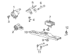 Ford F-150 Engine Mount Torque Strut Diagram - 9L3Z-6068-D