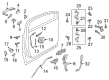 Ford C-Max Exterior Door Handle Diagram - CV6Z-5422404-CA