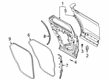Lincoln Aviator Weather Strip Diagram - LC5Z-7828124-B