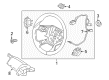 Ford Focus Steering Wheel Diagram - BM5Z-3600-NA
