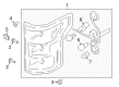 Ford F-150 Light Socket Diagram - JL3Z-13412-A