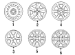 Mercury Cougar Lug Nuts Diagram - F9RZ-1012-BA