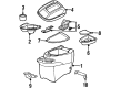 Lincoln Navigator Center Console Base Diagram - 1L7Z78045A36AAA