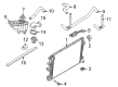 Ford Crown Victoria Coolant Reservoir Hose Diagram - 6W1Z-8286-B