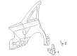 Mercury Montego Mud Flaps Diagram - 6G1Z-16A550-AB