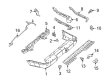 Ford Explorer Sport Trac Bumper Cover Diagram - 7A2Z-17K835-DPTM