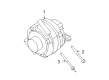 Mercury Milan Alternator Diagram - 6E5Z-10346-BA