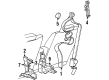 Ford Crown Victoria Seat Belt Diagram - 1W7Z-5461202-AAB