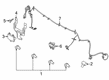 Ford Transit Connect Parking Assist Sensor Diagram - JU5Z-15K859-A