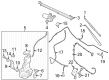 Ford F-150 Windshield Washer Fluid Reservoir Diagram - JL3Z-17618-B