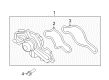 Ford Water Pump Diagram - AT4Z-8501-A