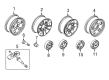 Ford F-350 Super Duty Wheel Cover Diagram - BC3Z-1130-C