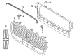 Lincoln Aviator Emblem Diagram - LC5Z-8213-AB