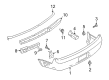 Ford Mustang Bumper Cover Diagram - 5R3Z-17K835-AAA