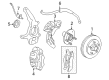 Ford Expedition Brake Rotor Diagram - YL1Z-1125-AA