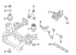 Ford Ranger Engine Mount Torque Strut Diagram - MB3Z-6068-Q