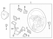 Lincoln Navigator Steering Wheel Diagram - NL7Z-3600-JB