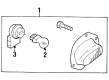 Ford Escort Back Up Light Diagram - F8CZ-15501-AB