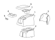 Ford F-250 Super Duty Center Console Base Diagram - 5C3Z-25045A36-BAA