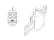 Ford Key Fob Diagram - 3W7Z-15K601-AA