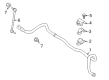 Ford EcoSport Sway Bars Diagram - CN1Z-5482-E