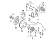 Ford Parking Brake Shoes Diagram - 8C3Z-2648-B