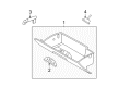 Ford Five Hundred Glove Box Diagram - 5F9Z-74060T10-AAB