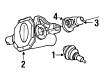 Ford Aerostar Wheel Seal Diagram - F39Z3254A