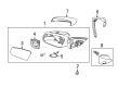 Ford Mustang Side Marker Light Diagram - DR3Z-13B375-B
