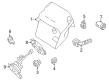 Ford F-150 Steering Column Cover Diagram - BL3Z-3530-AD