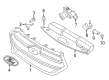 Ford Edge Grille Diagram - FT4Z-8200-AA