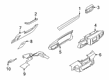 Ford Police Interceptor Utility Dash Panel Vent Portion Covers Diagram - LB5Z-7804459-AJ
