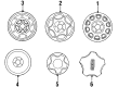 Lincoln Navigator Wheel Cover Diagram - XL7Z-1130-AA