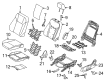 Ford Fiesta Seat Covers Diagram - D2BZ-5462901-BD
