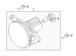 Ford Fog Light Diagram - DR3Z-15201-A