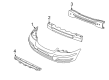 Ford Freestar Bumper Cover Diagram - 3F2Z-17D957-NAA