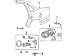 Mercury Grand Marquis Fuel Filler Housing Diagram - 3W7Z-5427936-BA