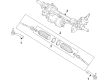 Ford Explorer Steering Gear Box Diagram - P1MZ-3504-Q